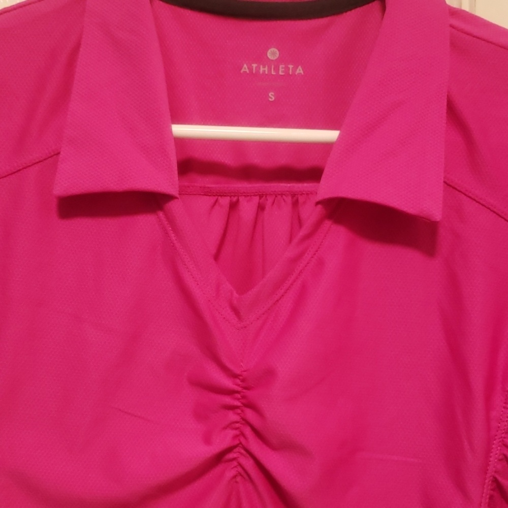 Athleta Birdie Polo Top Size Small - Picture 2 of 6